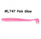 KEITECH Swing Impact 3" #LT47 Pink Glow (10 gab.) silikona mānekļi