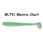 KEITECH Swing Impact 4.5" #LT41 Electric Chart (6 шт.) силиконовые приманки