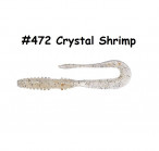 KEITECH Mad Wag Mini 2.5" #472 Crystal Shrimp (12 pcs) softbaits