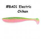KEITECH Easy Shiner 4.5" #BA01 Electric Chicken (6 gab.) silikona mānekļi
