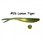 MAILE BAITS LUNKER DROP-SHOT SAWTAIL 5.5" 26-Lemon Tiger (1 pc) softbaits