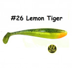 MAILE BAITS ZANDER SHAD 14cm (~5.5") 26-Lemon Tiger (1 gab.) silikona mānekļi