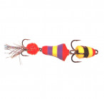 MANDULA BELL #4  ~8cm body,  (~10cm with tail) floating foam lure