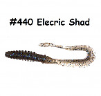 KEITECH Mad Wag Slim 4.5" #440 Electric Shad (9 pcs) softbaits