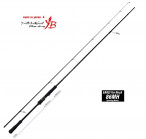 YAMAGA BLANKS Early For Rock 86MH 2.59m, 7-40g, PE #1-#2, Fuji SiC-S Stainless Frame K guides, Fuji reel seat, carbon 91.2%, weight 123g, spinning rod