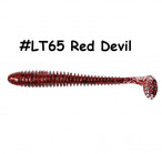 KEITECH Swing Impact 4" #LT65 Red Devil (8 pcs) softbaits