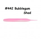 KEITECH Sexy Impact 3.8" #442 Bubblegum Shad (10 gab.) silikona mānekļi