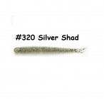 KEITECH Live Impact 2.5" #320 Silver Shad (12 pcs) softbaits
