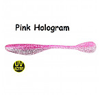 GAMBLER Flapp'N Shad 6" - Pink Hologram (8 pcs) softbaits