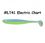 KEITECH Easy Shiner 4.5" #LT41 Electric Chart (6 шт.) силиконовые приманки