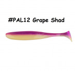 KEITECH Easy Shiner 3.5" #PAL12 Grape Shad (7 шт.) силиконовые приманки