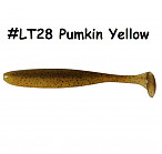 KEITECH Easy Shiner 4" #LT28 Pumpkin Yellow (7 gab.) silikona mānekļi