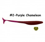 MAILE BAITS/JIG.LV SKIPPY DROP-SHOT 6" 2-Purple Chameleon (1 gab.) silikona mānekļi