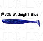 KEITECH Easy Shiner 4" #308 Midnight Blue (7 шт.) силиконовые приманки