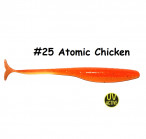 MAILE BAITS/JIG.LV SKIPPY DROP-SHOT 7" 25-Atomic Chicken (1gab.) silikona mānekļi