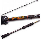 CRAZY FISH Kaban Twich&Jig Rod KB692M-T 6'9"(2.09m), 8-24g, PE #0.6-#1.2, SiC guides, 30T carbon blank, m.fast, spinings