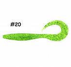 SAWAMURA One'up'Curly 5" (~ 11cm) #20 (5 gab.) silikona mānekļi