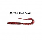KEITECH Mad Wag Mini 2.5" #LT65 Red Devil (12 pcs) softbaits