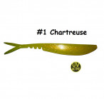 MAILE BAITS LUNKER DROP-SHOT SAWTAIL 5.5" 1-Chartreuse (1 pc) softbaits