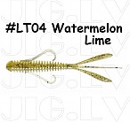 KEITECH Hog Impact 3" #LT04 Watermelon Lime (12 gab.) silikona mānekļi