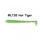 KEITECH Swing Impact 3.5" #LT35 Hot Tiger  (8 gab.) silikona mānekļi