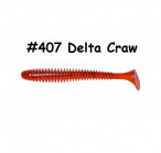 KEITECH Swing Impact 3.5" #407 Delta Craw (8 gab.) silikona mānekļi