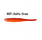KEITECH Shad Impact 4" #407 Delta Craw (8 шт.) силиконовые приманки