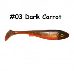 MAILE BAITS CROCODILE M 17cm, 40g, #03 Dark Carrot (1 pc) silikona mānekļi