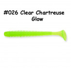 KEITECH Swing Impact 3" #026 Clear Chartreuse Gold (10 pcs) softbaits