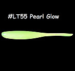 KEITECH Shad Impact 5" #LT55 Pearl Glow (6 pcs) softbaits