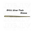 KEITECH Easy Shaker 3.5" #416 Silver Flash Minnow (12 gab.) silikona mānekļi