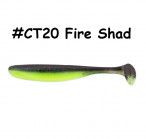 KEITECH Easy Shiner 3.5" #CT20 Fire Shad (7 шт.) силиконовые приманки
