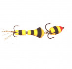 MANDULA BELL #3  ~8cm body,  (~10cm with tail) floating foam lure
