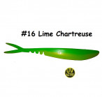 MAILE BAITS LUNKER DROP-SHOT SAWTAIL 4.4" 16-Lime Chartreuse (1 pc) силиконовые приманки
