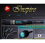 CRAZY FISH Inspire I-712 UL-S 7'1"(2.15m), 1.5-10g, solid tip,Mitsubishi Rayon 30T graphite blank (Japan), SiC guides, KR Concept, extra fast spinings