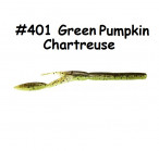 KEITECH Neko Camaron 5.5" #401-Green Pumpkin Chartreuse (7 шт.) силиконовые приманки