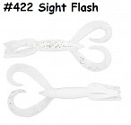 KEITECH Little Spider 3" #422 Sight Flash (8 шт.) силиконовые приманки