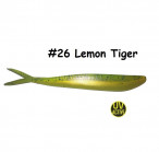 MAILE BAITS LUNKER DROP-SHOT 7" 26-Lemon Tiger (1 pc) softbaits