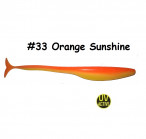 MAILE BAITS/JIG.LV SKIPPY DROP-SHOT 6" 33-Orange Sunshine (1 gab.) silikona mānekļi