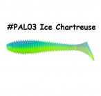 KEITECH Swing Impact Fat 2.8" #PAL03 Ice Chartreuse (8 шт.) силиконовые приманки