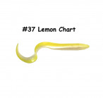 Silicone Eeel L 10cm body, 30cm with full tail, 21g, #37-Lemon Chart, 1pc, softbaits