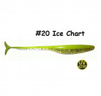MAILE BAITS/JIG.LV SKIPPY DROP-SHOT 7" 20-Ice Chart (1 шт.) силиконовые приманки