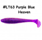 KEITECH Swing Impact Fat 4.8" #LT63 Purple Blue Heaven (5 gab.) silikona mānekļi