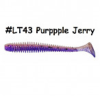 KEITECH Swing Impact 3" #LT43 Purpple Jerry (10 gab.) silikona mānekļi