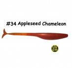 MAILE BAITS/JIG.LV SKIPPY DROP-SHOT 6" 34-Appleseed Chameleon (1 gab.) silikona mānekļi