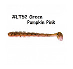 KEITECH Swing Impact 3.5" LT#52 Green Pumpkin Pink (8 pcs) softbaits