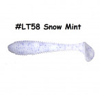 KEITECH Swing Impact Fat 3.8" #LT58 Snow Mint (6 pcs) softbaits