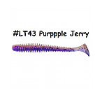 KEITECH Swing Impact 3.5" #LT43 Purple Jerry (8 pcs) softbaits