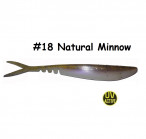 MAILE BAITS LUNKER DROP-SHOT SAWTAIL 5.5" 18-Natural Minnow (1 pc) softbaits