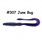 KEITECH Mad Wag Slim 4.5" #307 June Bug (9 pcs) softbaits